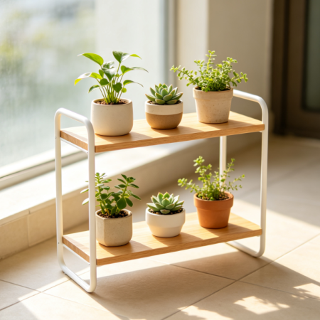 Mini Balcony Plant Stand